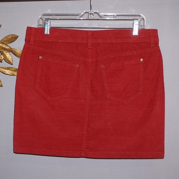 Tommy Hilfiger Corduroy Mini Skirt - Size 10 - Picture 2 of 4